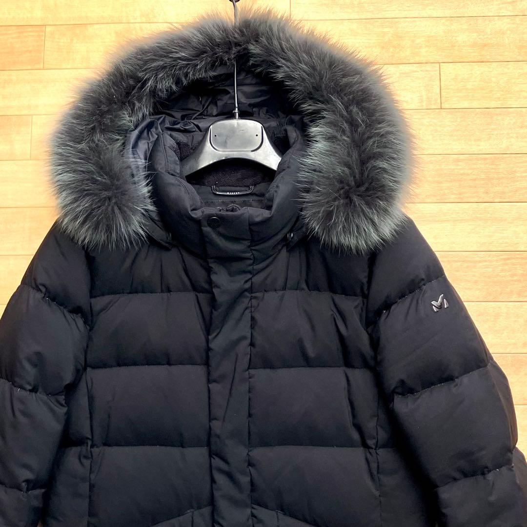 M ミレー ダウンコート ロングダウンジャケット 黒 ダウンジャケット