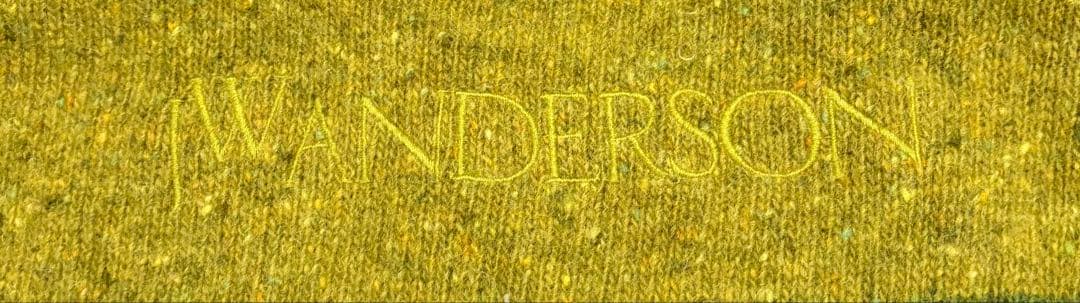 JW ANDERSON グリーン ストライプ ニットセーター