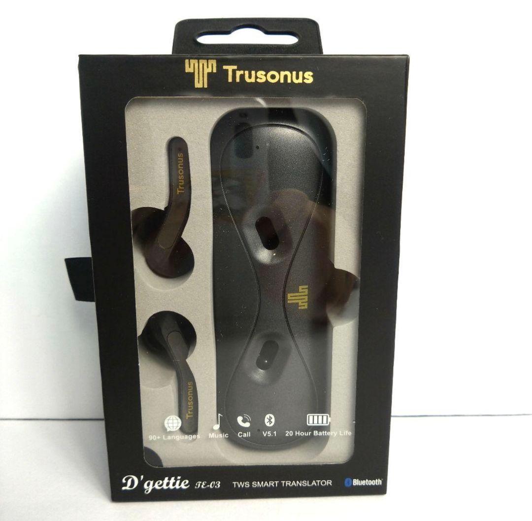 Trusonus 32か国言語対応通訳　ワイヤレスイヤホン