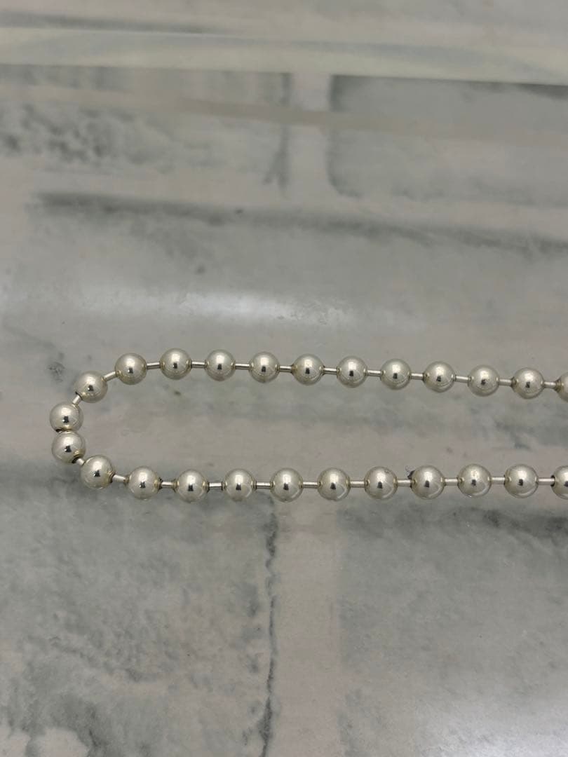 希少　オールドグッチ　GUCCI ラリアット　Tバー　ボールチェーン　ブレス