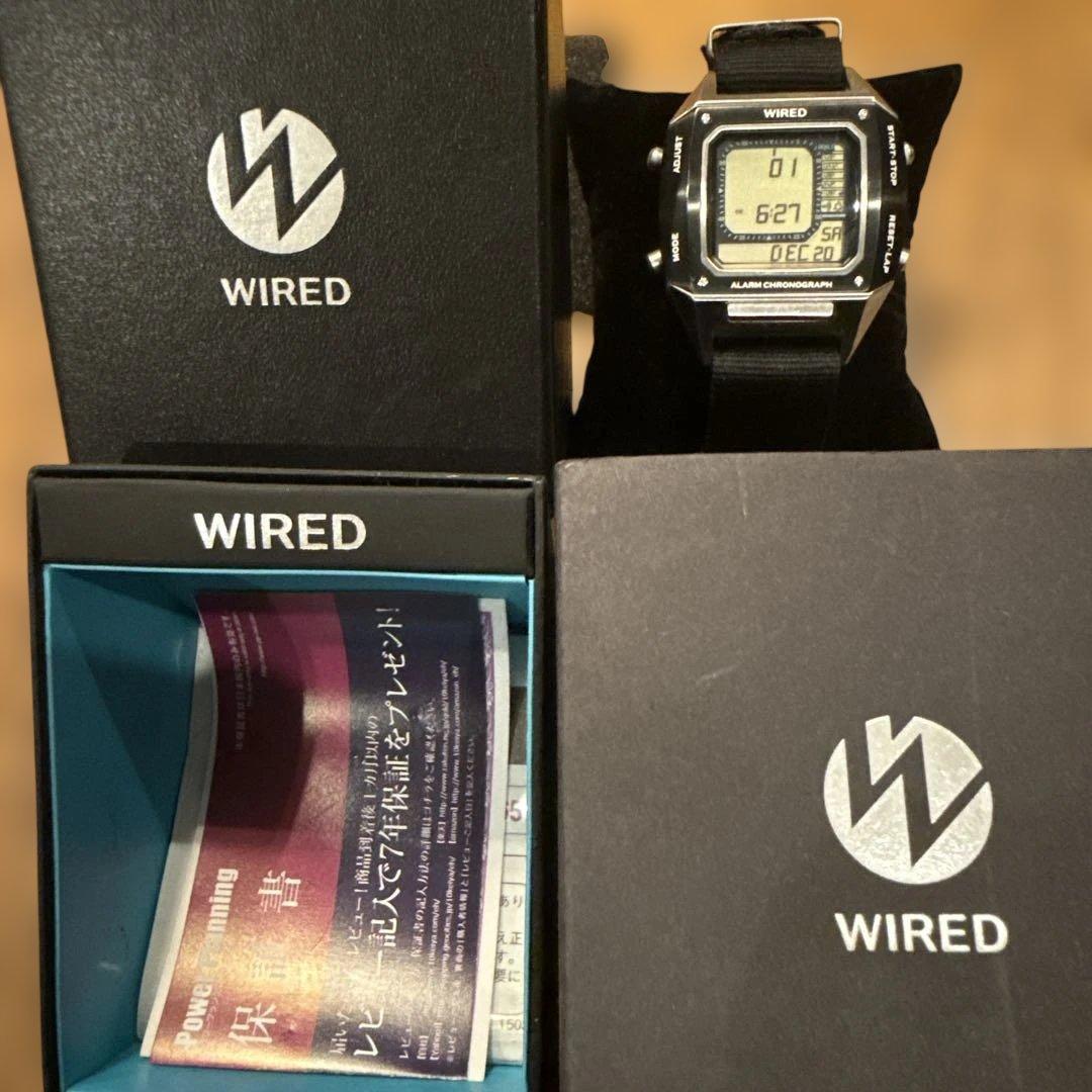 WIRED デジタル腕時計 SEIKO BEAMS W865 デジボーグ