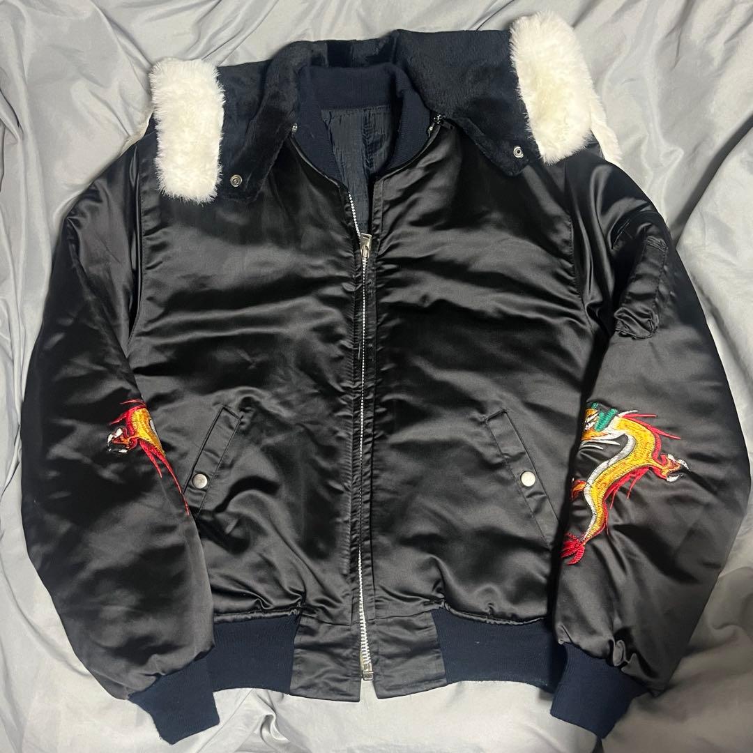 80s Korean souvenir jacket コリジャン　スカジャン
