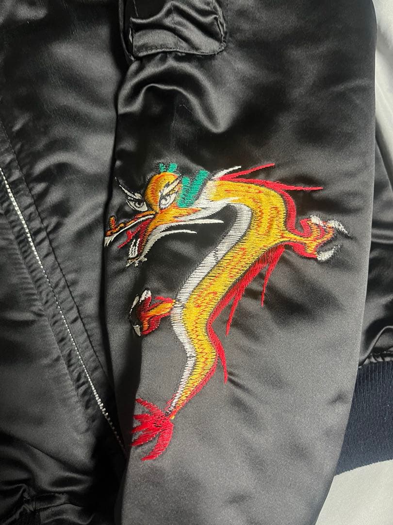 80s Korean souvenir jacket コリジャン　スカジャン