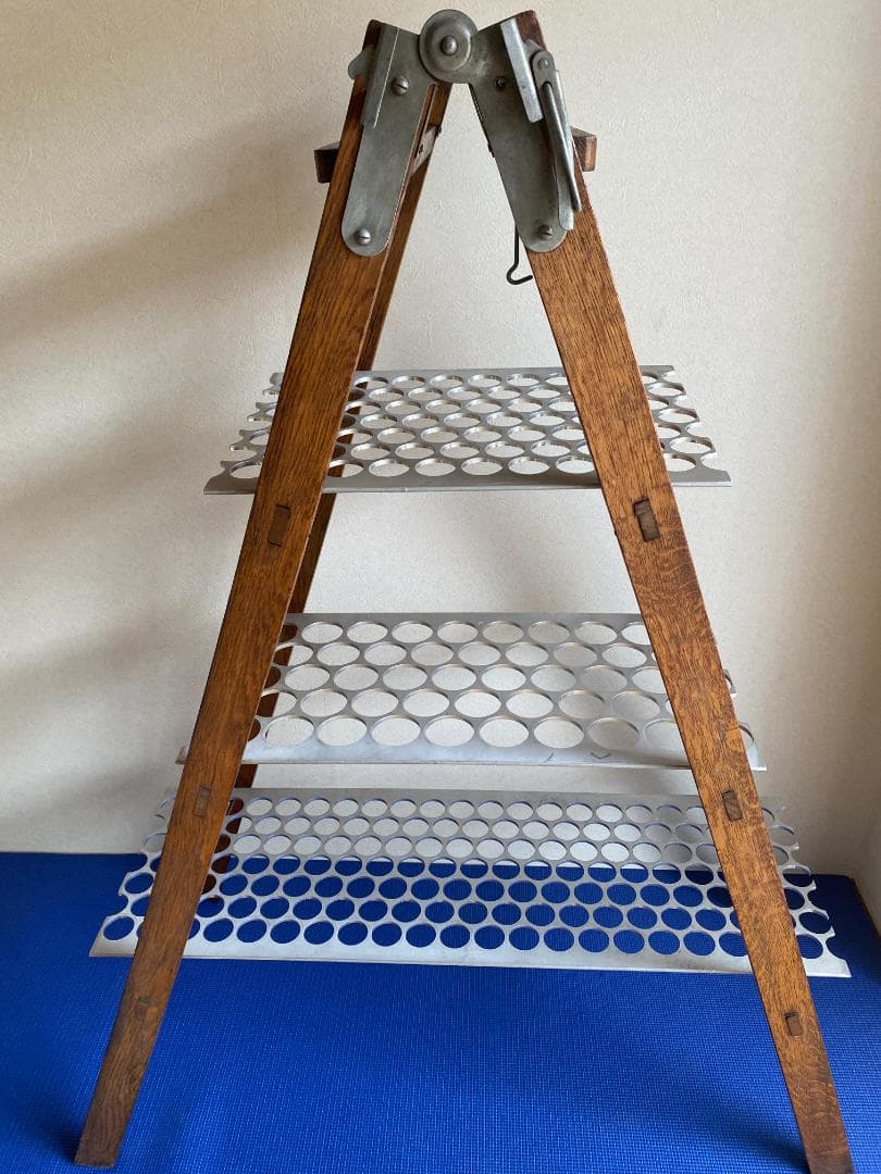 【最終値下げ/送料込】ヴィンテージ_ハシゴ_ラダー_木製_アンティーク 梯子