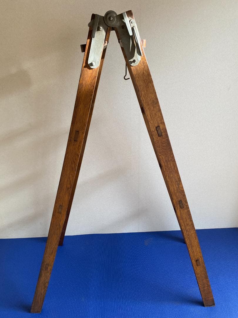 【最終値下げ/送料込】ヴィンテージ_ハシゴ_ラダー_木製_アンティーク 梯子