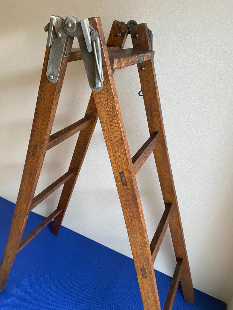 【最終値下げ/送料込】ヴィンテージ_ハシゴ_ラダー_木製_アンティーク 梯子