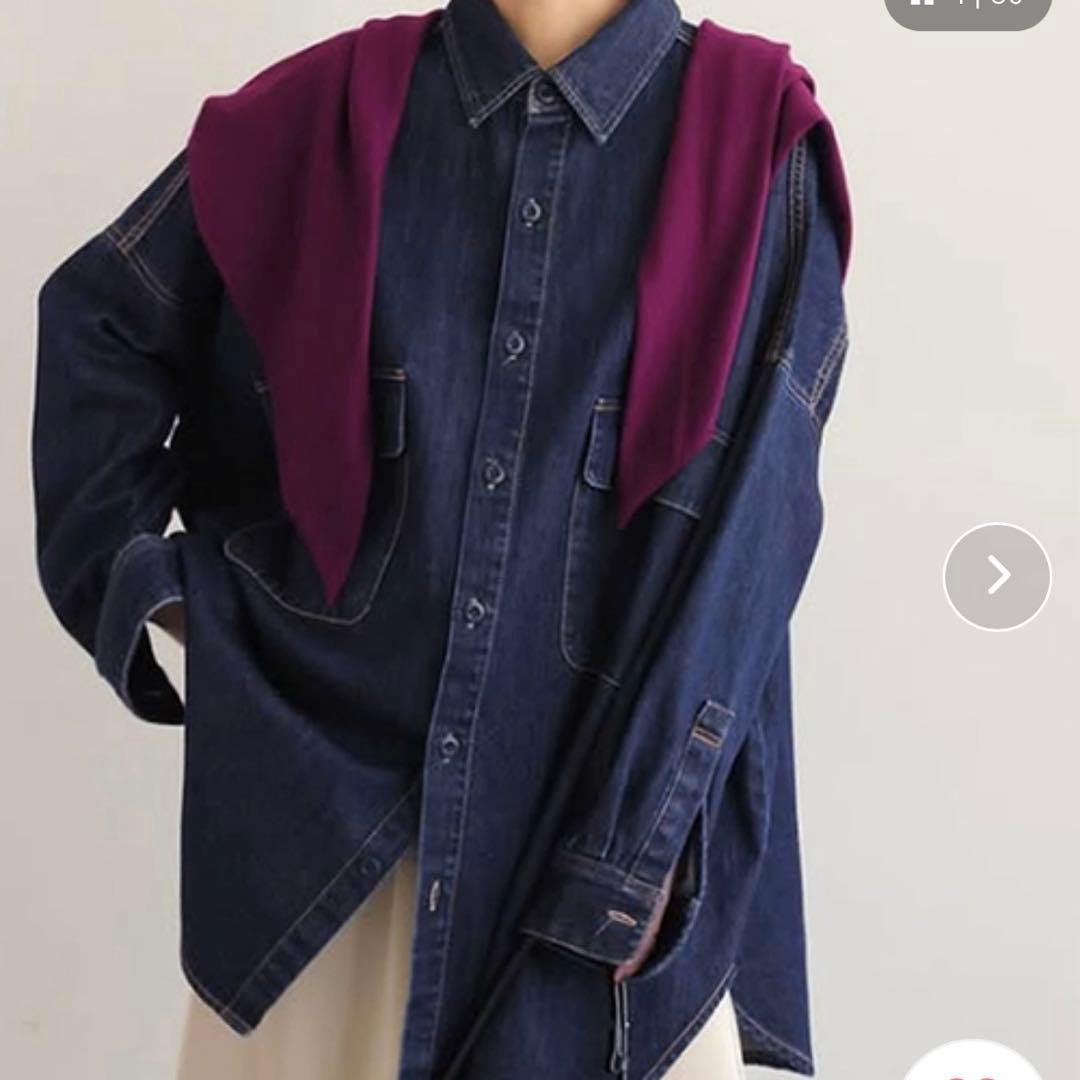 デニムビッグシャツ