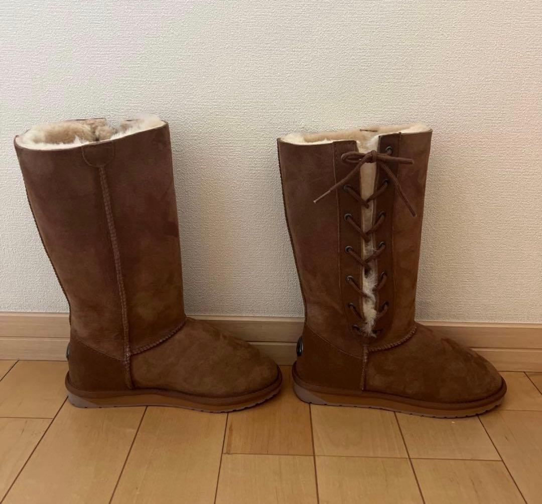極美品 EMU Australia Platinum Hi Lace UGG
