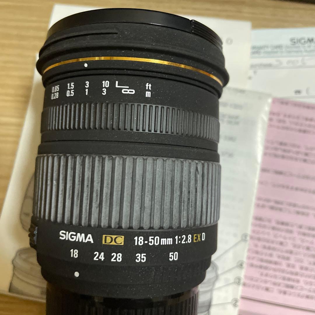 動作品 SIGMA 18-50mm F2.8 EX DC ズームレンズ
