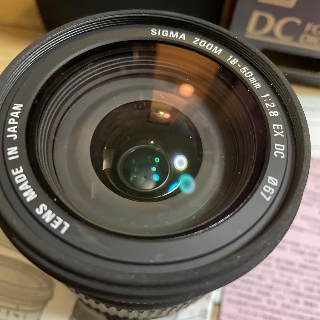 動作品 SIGMA 18-50mm F2.8 EX DC ズームレンズ