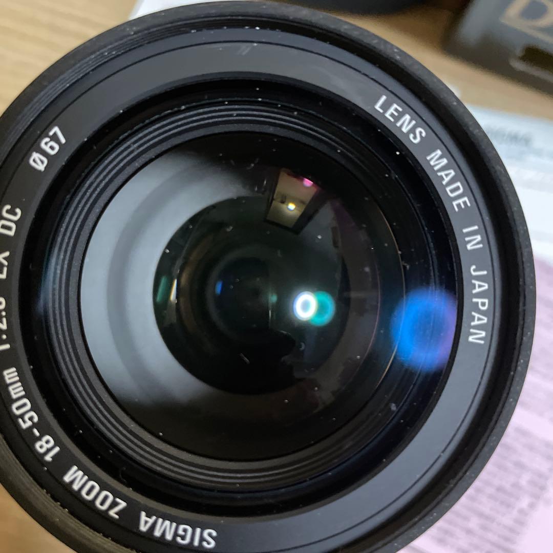 動作品 SIGMA 18-50mm F2.8 EX DC ズームレンズ