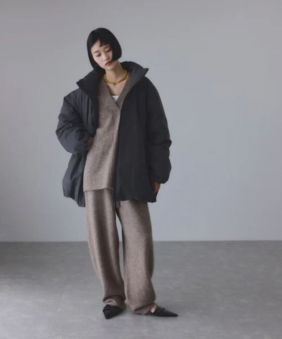 ADAM ET ROPÉ FEMME ★ ウールMIXミドルダウン/撥水