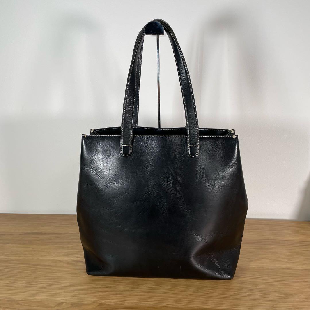 土屋鞄　ツチヤカバン　ディアリオ　トートバッグ　レザー　ブラック