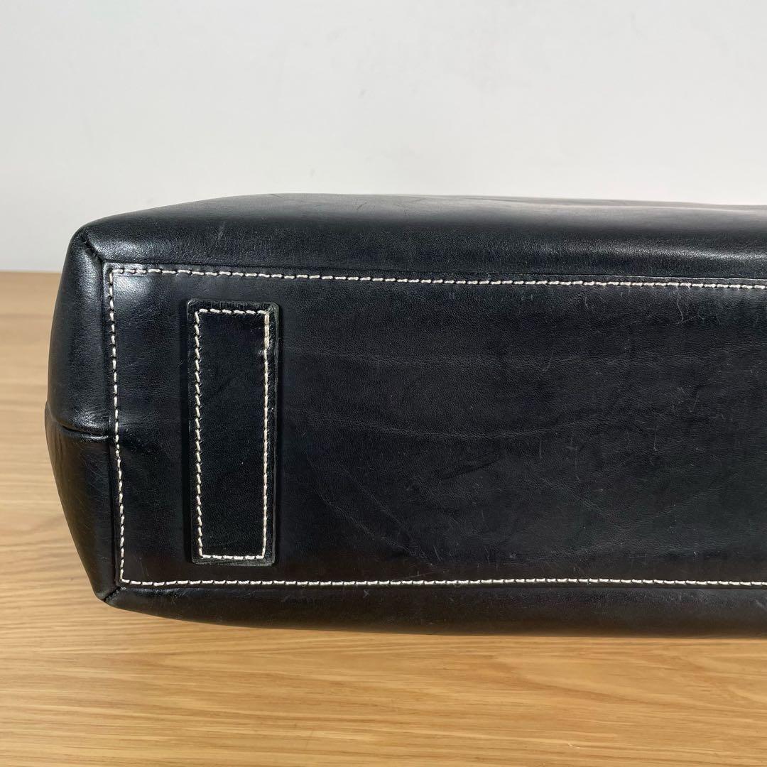 土屋鞄　ツチヤカバン　ディアリオ　トートバッグ　レザー　ブラック