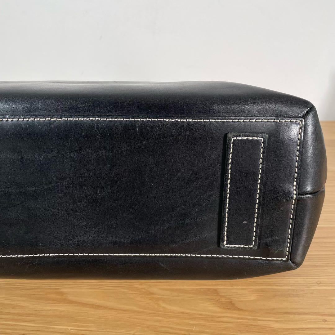 土屋鞄　ツチヤカバン　ディアリオ　トートバッグ　レザー　ブラック