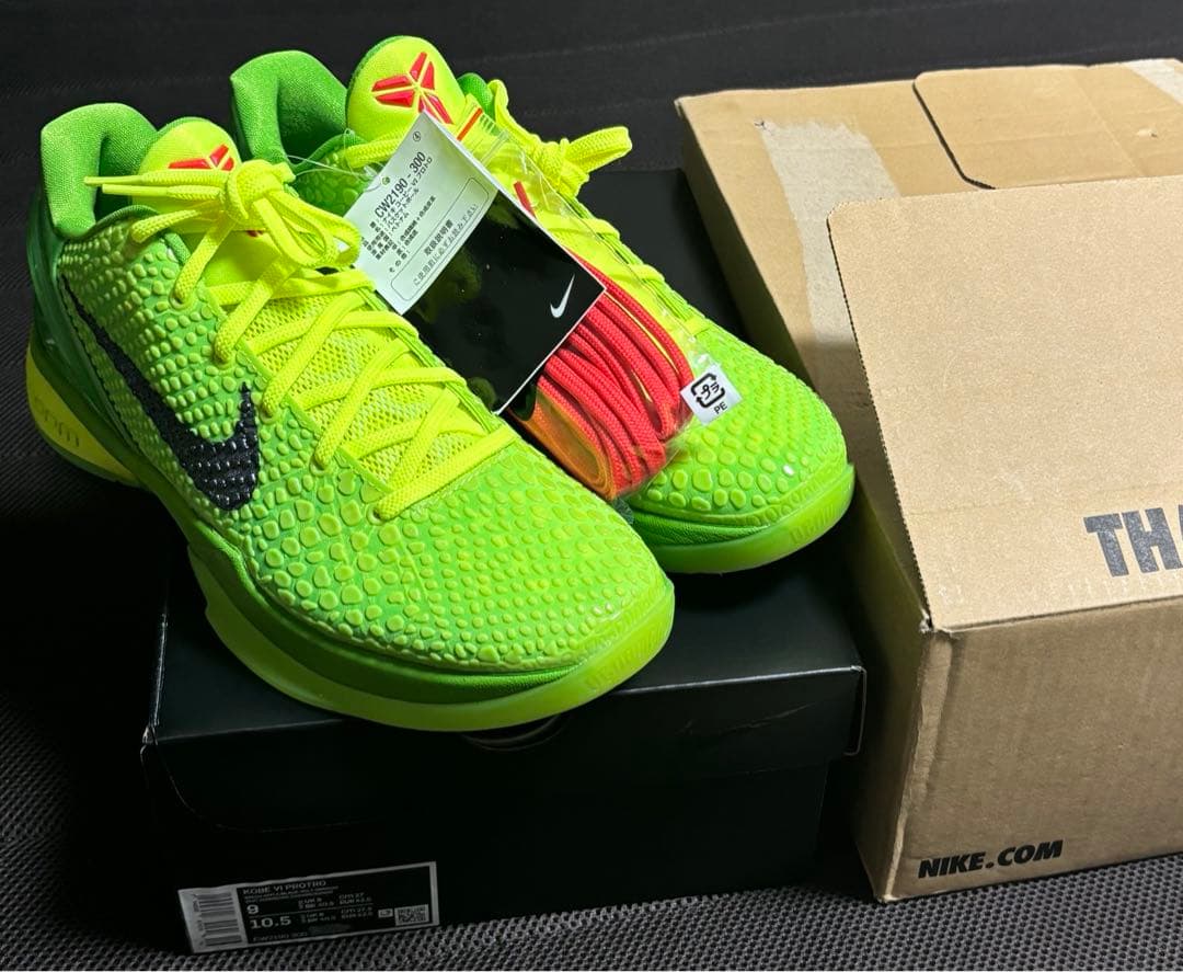 シューズ(男性用) nike Kobe 6 Protro Grinch 27cm