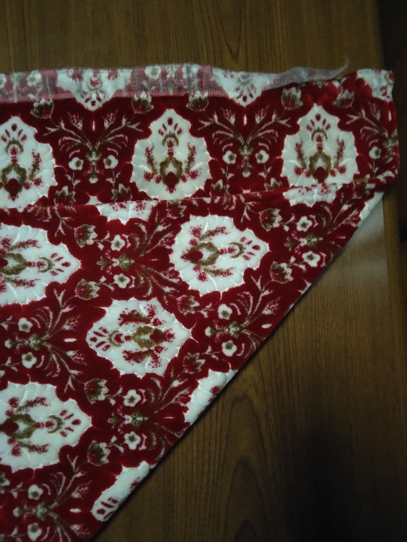 花格子　ベットカーテン　サイドカーテン