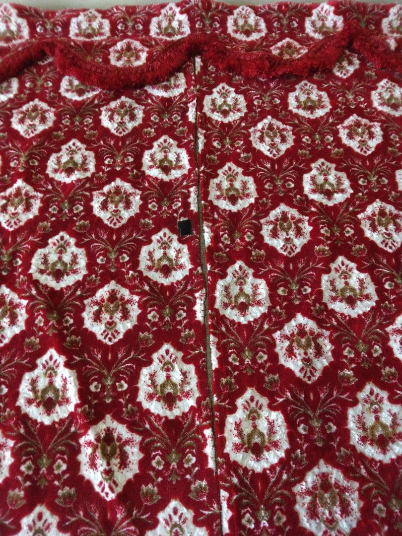 花格子　ベットカーテン　サイドカーテン