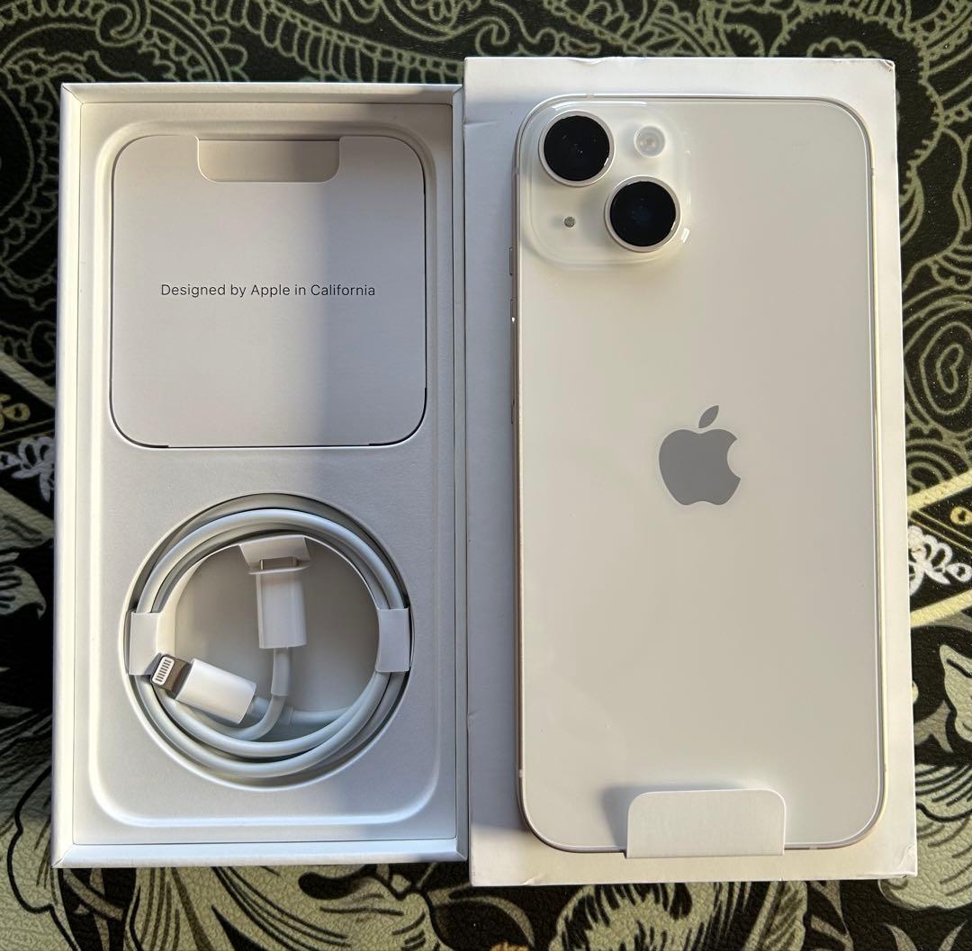 Apple iPhone 14 スターライト(白)