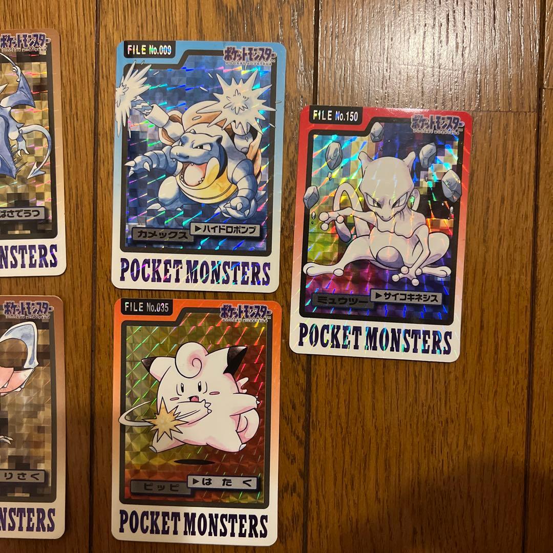 ポケモンカードダス　バンダイ　ホログラム　7枚セット