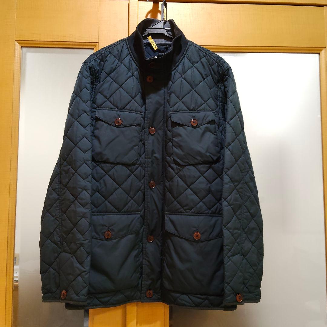 dunhill ダンヒル キルティングジャケット ネイビー