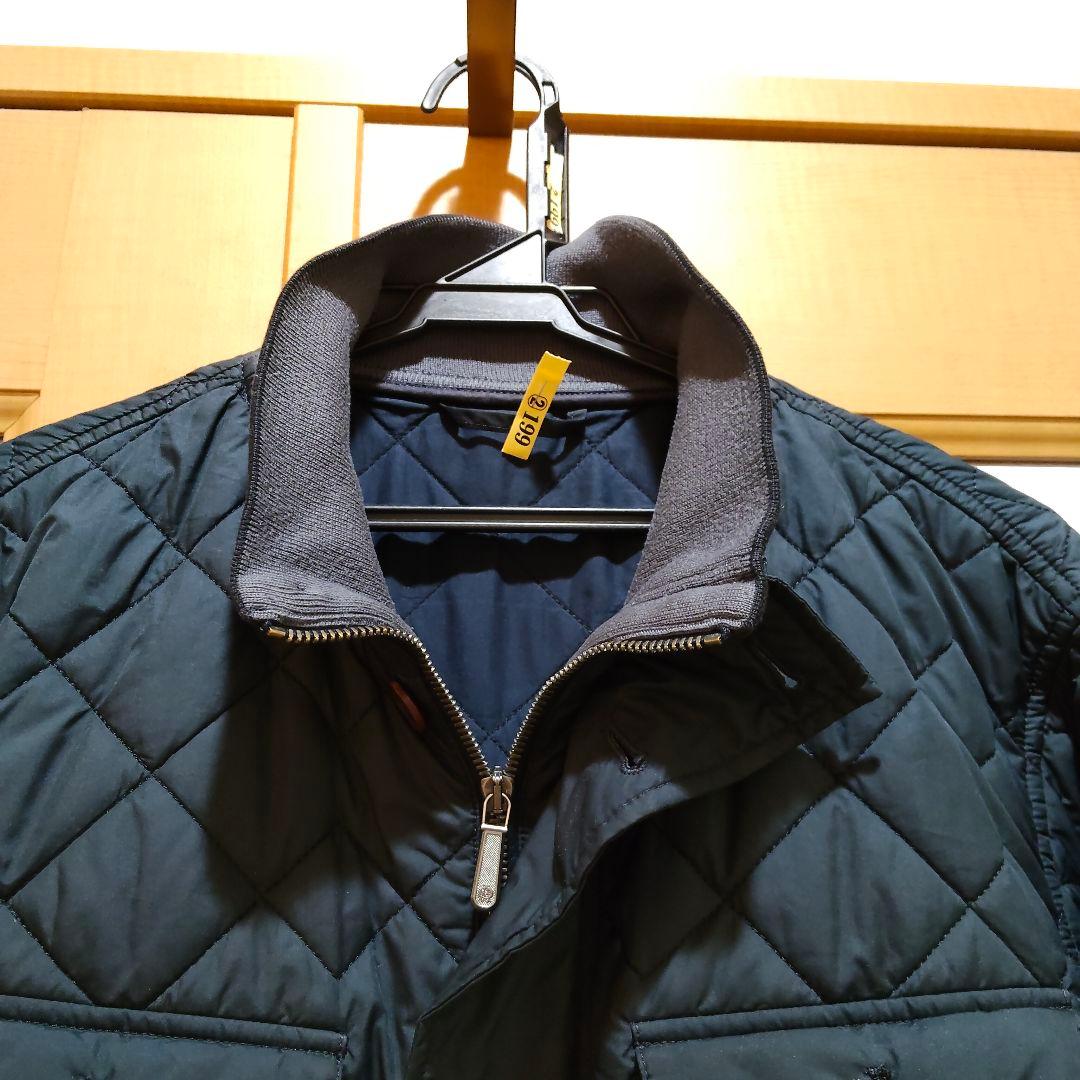 dunhill ダンヒル キルティングジャケット ネイビー