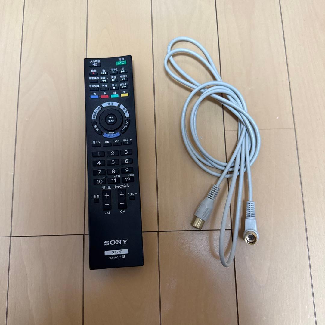 SONY BRAVIA　小型22V 液晶テレビ 本体 + リモコン　HDD搭載