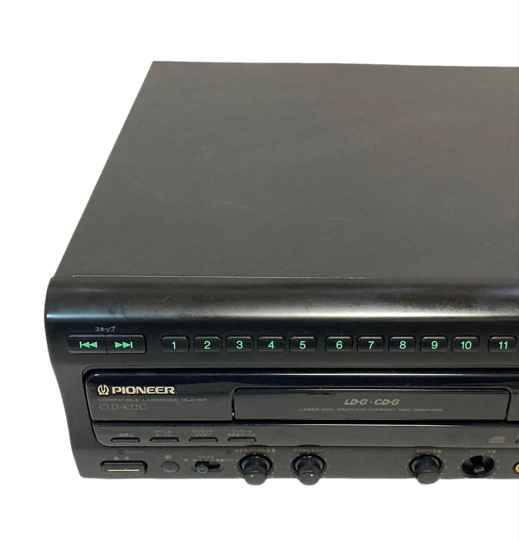 【LD/CD動作品】Pioneer CLD-K22G LDプレーヤー リモコン付