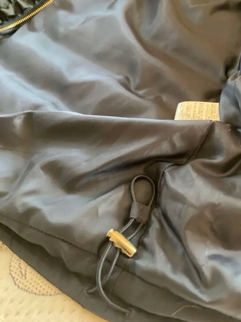 QUEENS COURT 2way ネイビー ダウンジャケット フリル付き