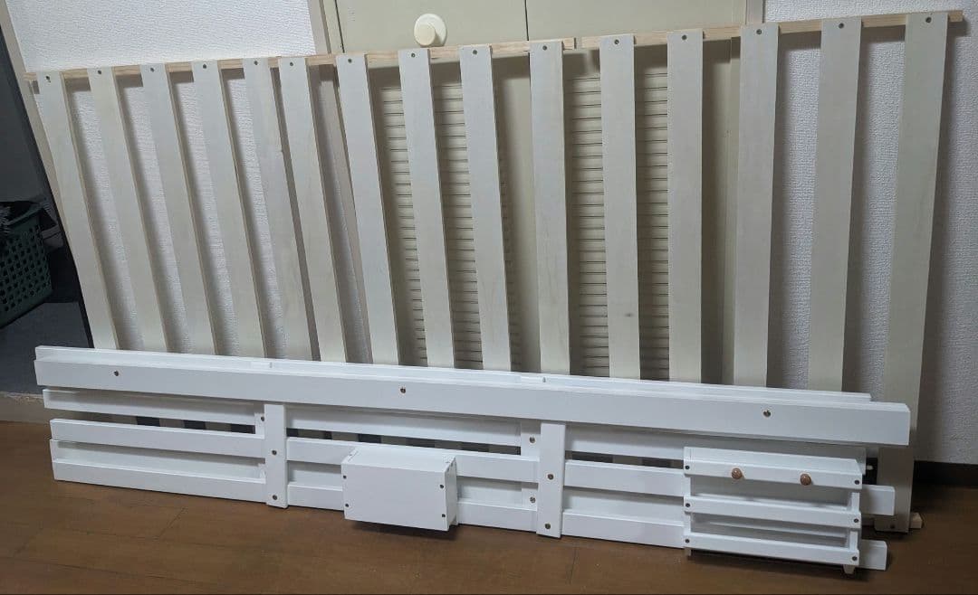 マロン様★天然木 白 ロフトベッド 二段ベッド 美品 関東地方限定