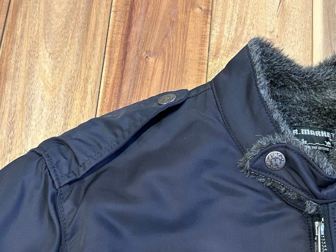 希少　ハリウッドランチマーケット　裏ボア　ライダースジャケット