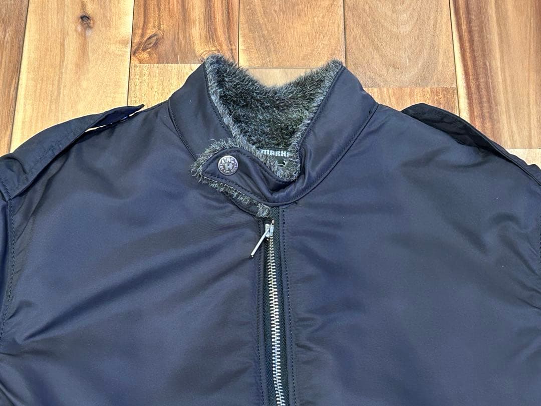 希少　ハリウッドランチマーケット　裏ボア　ライダースジャケット