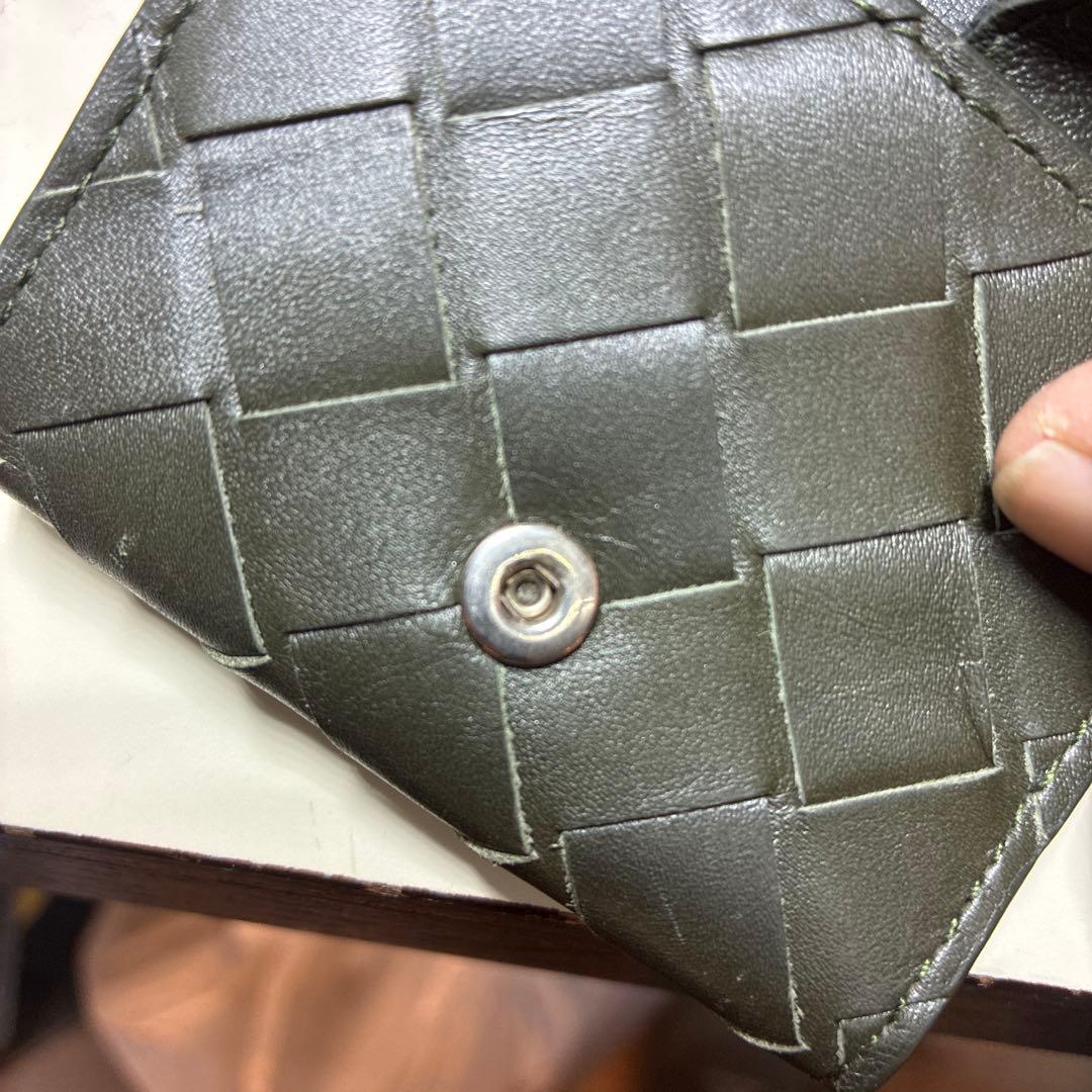 ◆BOTTEGA VENETA イントレチャート ケース　グレー