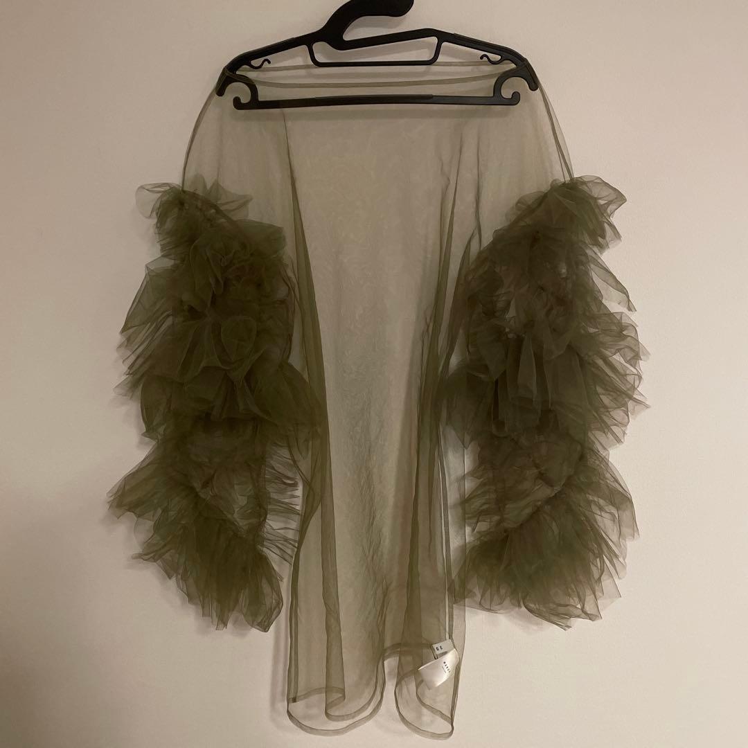 MARGE tokyo チュールトップス（カーキ)