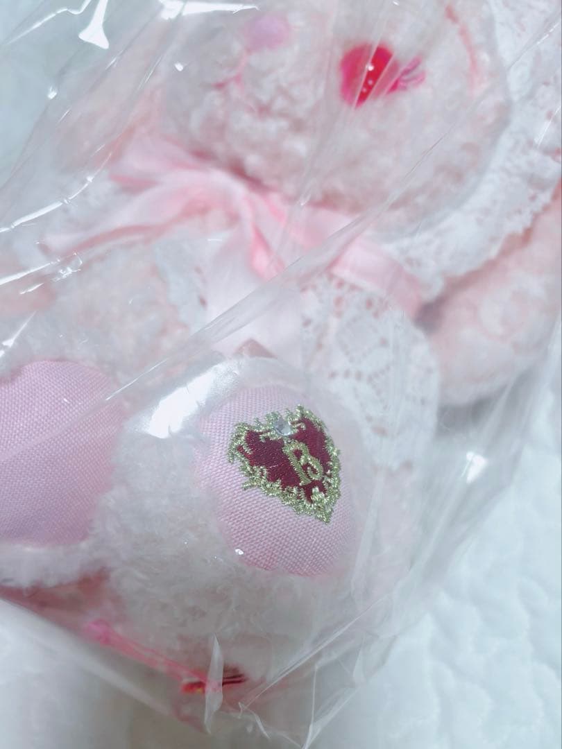 【新品】うさくみゃポシェット ピンク ピンクリボン