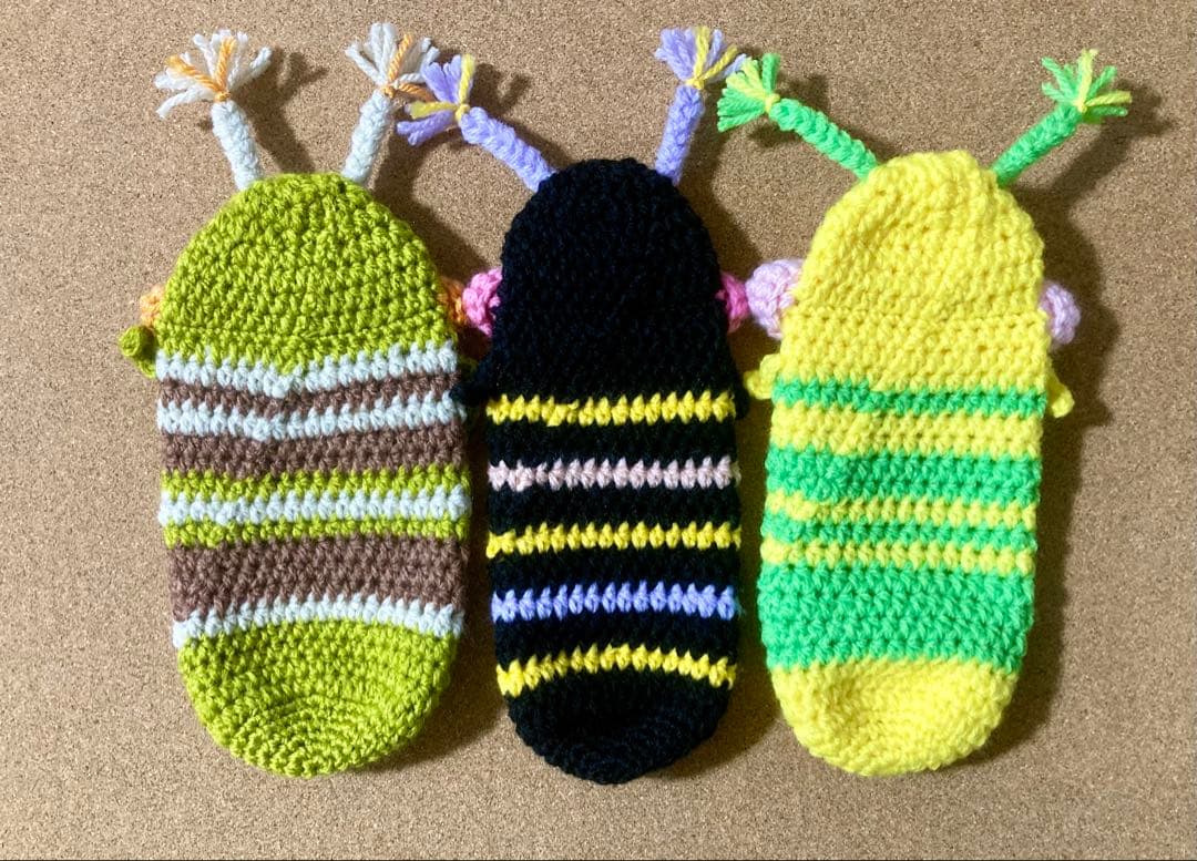 Ursula　パクパクモンスター　ペットボトル入れ10個　ペンケース10個