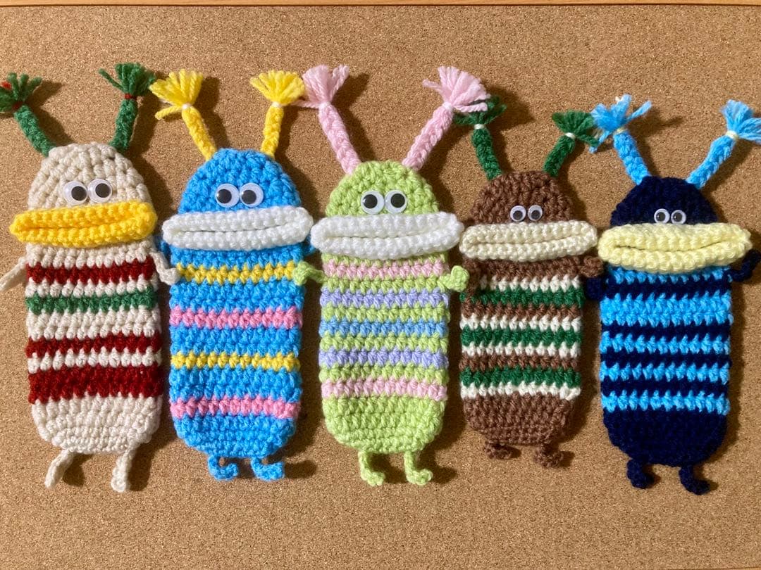 Ursula　パクパクモンスター　ペットボトル入れ10個　ペンケース10個