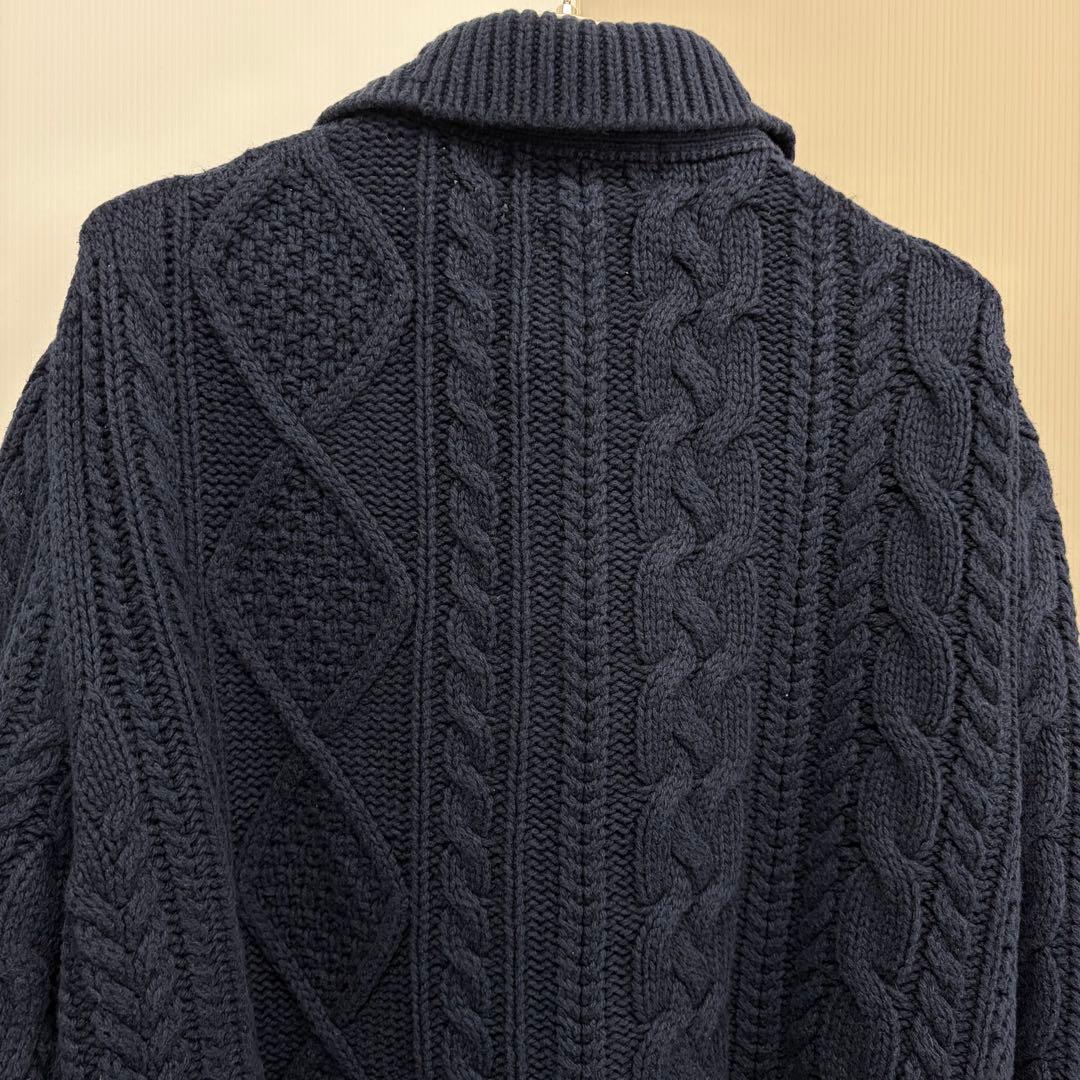 ポロ ラルフローレン ニット 長袖ポロセーターカシミヤ混 コットン　XL