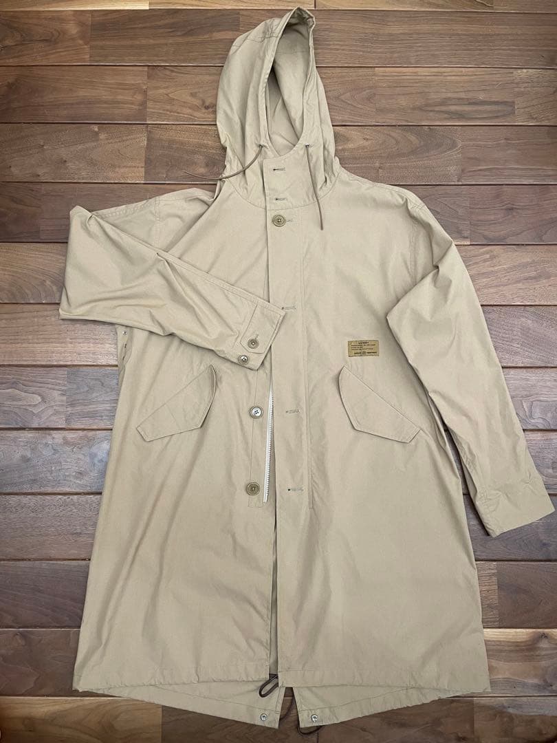 uniform experiment モッズコート ベージュ