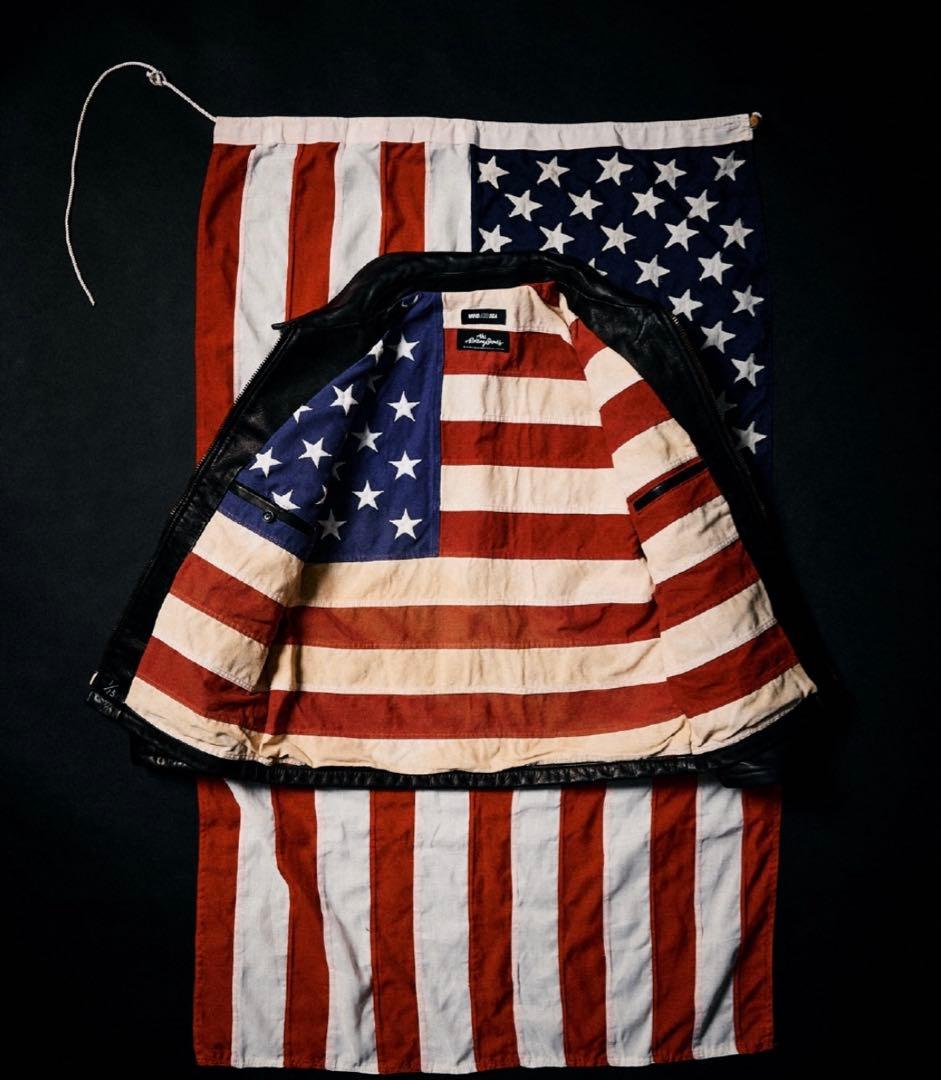 WIND AND SEA x ローリングストーンズレザージャケット　限定15着品