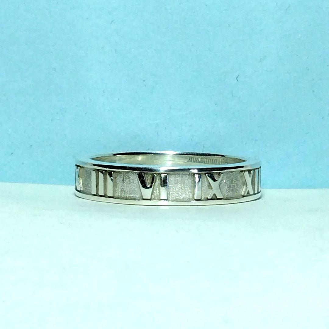 ティファニーアトラススリムリング　12.5号　新品仕上げ　ほぼ無傷未使用に近い