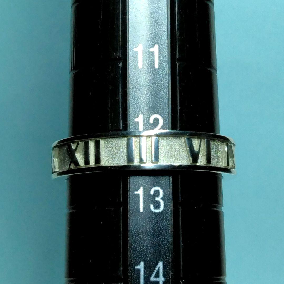 ティファニーアトラススリムリング　12.5号　新品仕上げ　ほぼ無傷未使用に近い