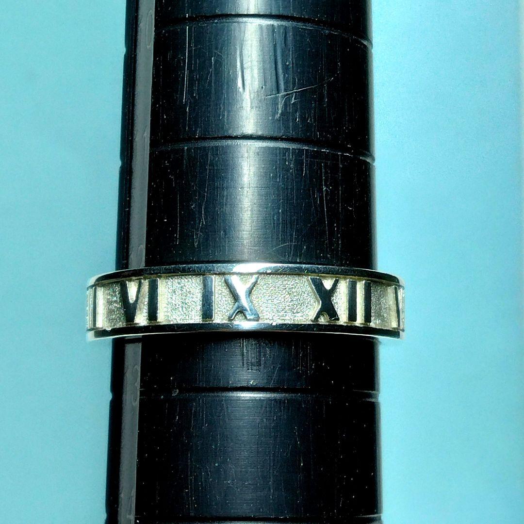 ティファニーアトラススリムリング　12.5号　新品仕上げ　ほぼ無傷未使用に近い