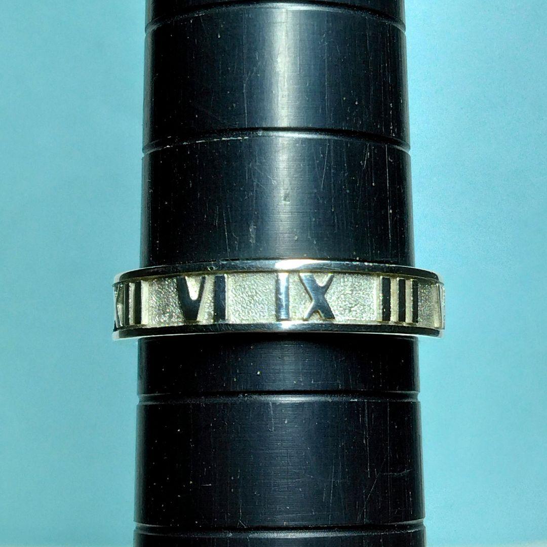 ティファニーアトラススリムリング　12.5号　新品仕上げ　ほぼ無傷未使用に近い