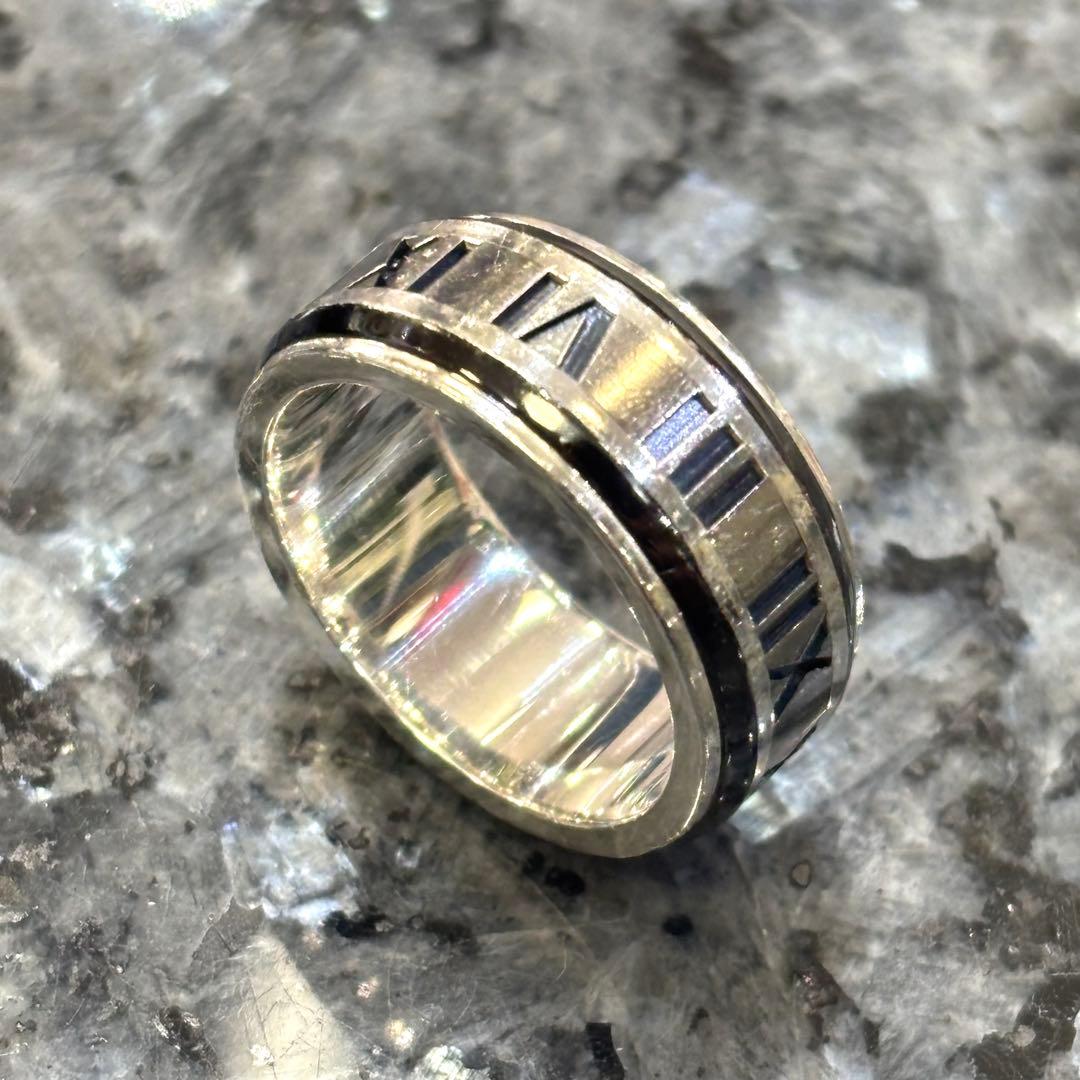 専用Tiffany ティファニー ATLAS シルバー925チタンリング 14号