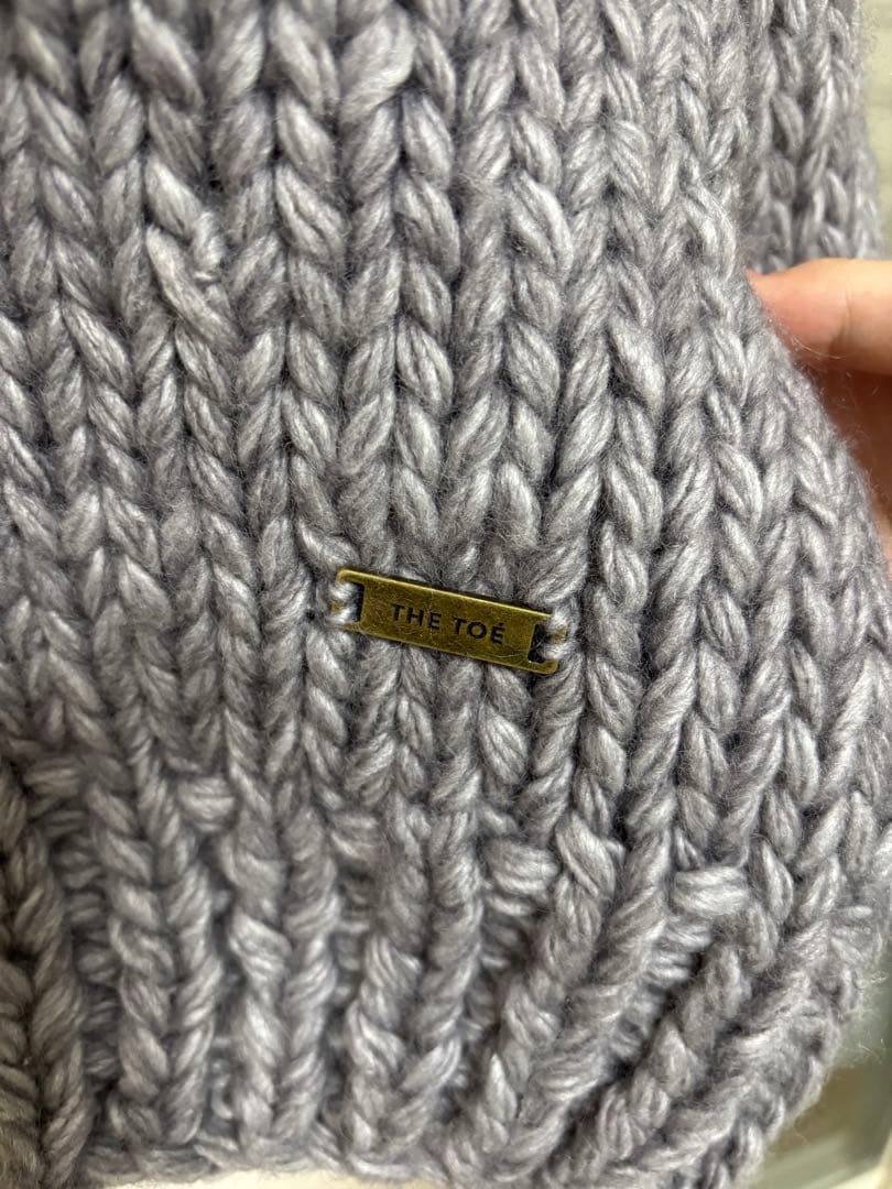 thetoe Dresden Heart Knit グレー