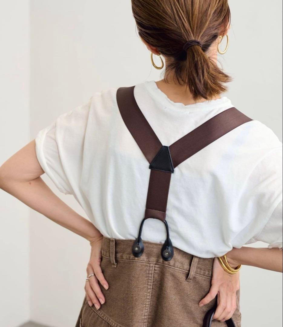 PAYDAY /ペイデイ サスペンダー付きペイント加工デニム　36