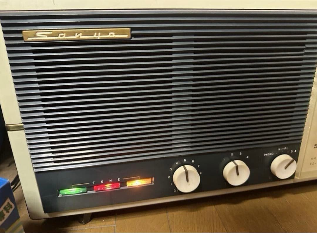真空管ラジオ SANYO SS-650 昭和レトロ アンティーク 音流れました