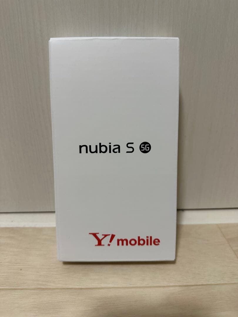 nubia s 5G　ブラック　SIMフリー　Y!mobile　本体　箱