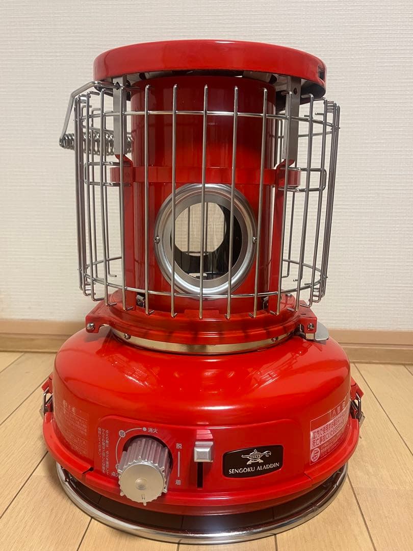 美品 センゴクアラジン ポータブルガスストーブ SAG-BF02赤 アラジン